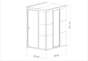 Vorschaubild Bertilo Sauna Model 1 Mini white - 58 mm