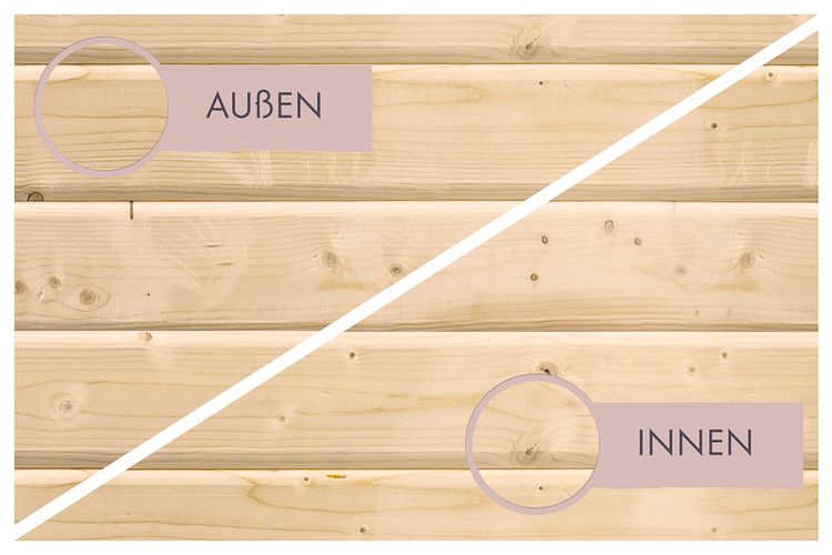 Karibu Sauna Valida  (Eckeinstieg) - 38 mm Massivholz Aktionssauna 230 Volt Plug & Play