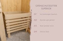 Vorschaubild Karibu Sauna Avari 4 Superior mit Fronteinstieg 68 mm