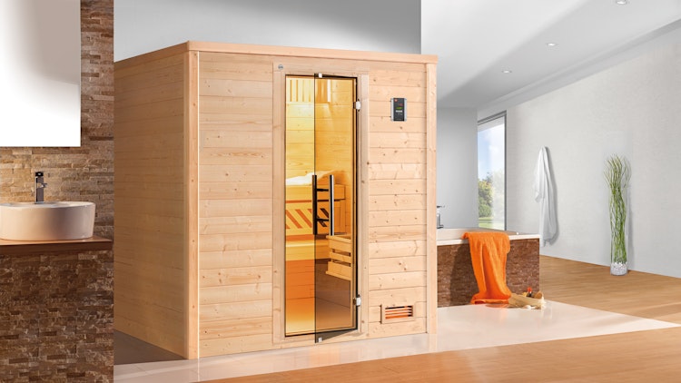 Weka Premium Massivholzsauna Bergen 1 - 45 mm