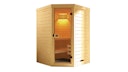 Vorschaubild Weka Massivholz-Elementsauna Laukkala 1 mit Glastüre - 38 mm mit Eckeinstieg
