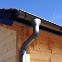 Vorschaubild Metall Dachrinnenset für Weka Gartenhaus 136 mit Vordach 200cm