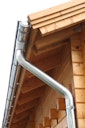 Vorschaubild Wolff Finnhaus Aludachrundrinne SD bis 300 cm mit 2 Fallrohren