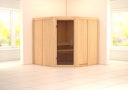 Vorschaubild Karibu Sauna Jarin mit Eckeinstieg 68 mm