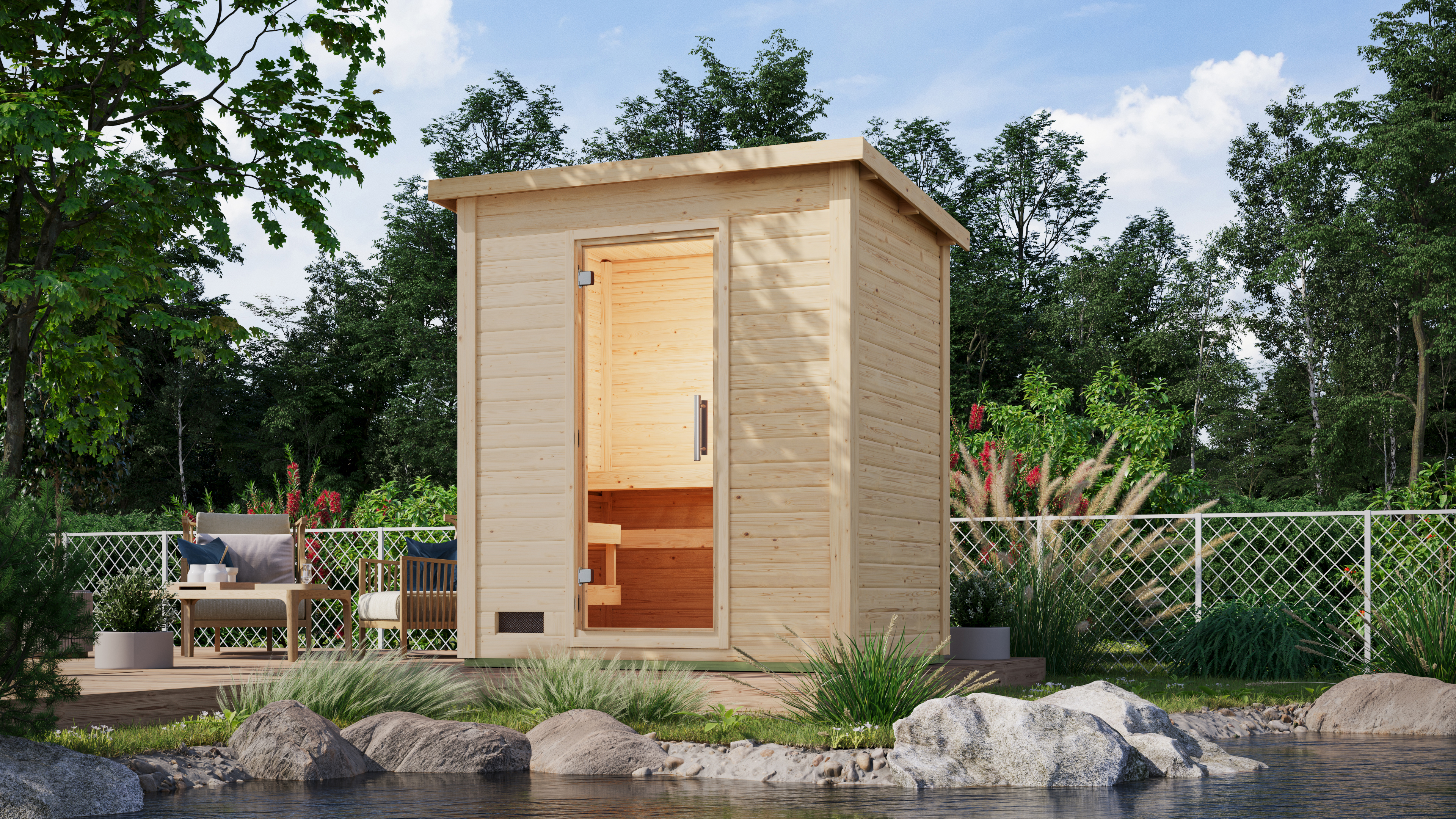 Karibu Gartensauna Saunahaus Caapi 2