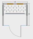 Vorschaubild VITALhome Infrarotkabine Sunlight 120 inkl. 5-teiligem gratis Zubehörset