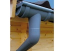 Vorschaubild Kunststoff Dachrinnenset 403A für Pultdach/Flachdach Gartenhäuser