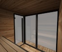 Vorschaubild Weka Design Saunahaus Viira 2 mit Thermoholz - 40 mm