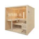 Vorschaubild Infraworld Sauna Solido Glas Complete 210 - 40 mm Multifunktionssauna inkl. 5-teiligem gratis Zubehörset
