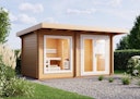 Vorschaubild Infraworld Gartensauna Bella 3 - 70 mm