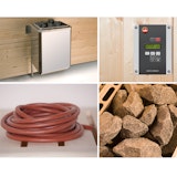 Weka Saunaofen-Set 7 inkl. 7,5 kW BioAktiv Ofen mit Dampfbad-Funktion, Anschlusskabel, Saunasteine, Steuergerät Weka Saunaofen-Set 7 inkl. 7,5 kW BioAktiv Ofen mit Dampfbad-Funktion, Anschlusskabel, Saunasteine, SteuergerätZubehörbild