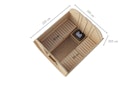 Vorschaubild Karibu Saunahaus Fasssauna Quadro 2 - 38 mm