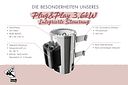Vorschaubild Karibu Saunaofen 3,6 kW Plug & Play finnisch mit integrierter Steuerung