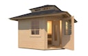 Vorschaubild Weka Blockbohlen Saunahaus Kurikka inkl. Elementsauna 28/68 mm
