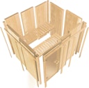 Karibu Sauna Avari 2 Superior mit Fronteinstieg 68 mm - 230 Volt Plug & Play