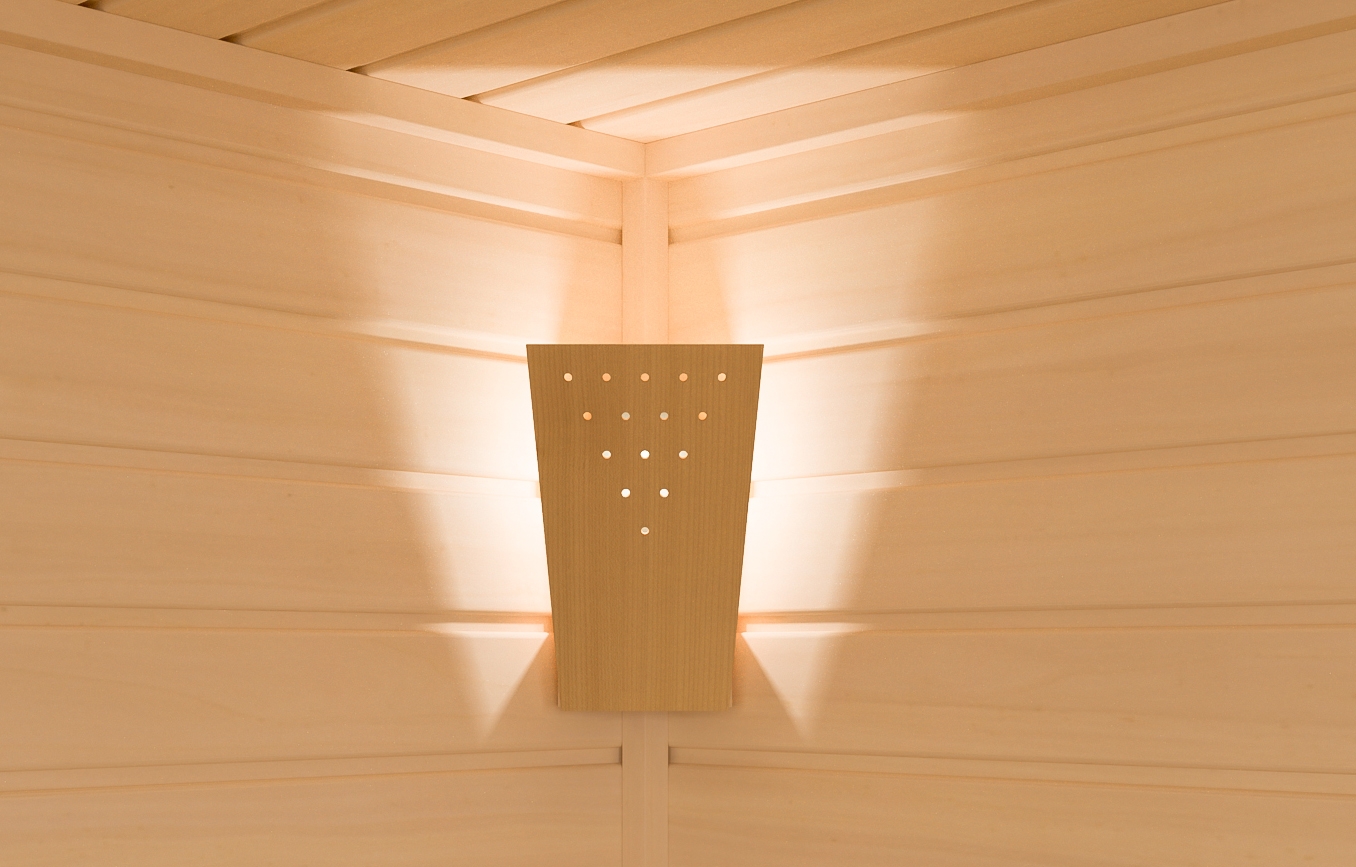 Infraworld LED Holzleuchte Moris inkl. LED Leuchtmittel