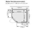 Vorschaubild Karibu Sauna Sinai 3 - Massivholzsauna mit Eckeinstieg 38 mm inkl. gratis Saunaofen im Wert von 599,99 €