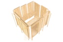 Vorschaubild Karibu Sauna Indira 1 - 68 mm Systemsauna - 230 Volt Plug & Play Aktionsangebot