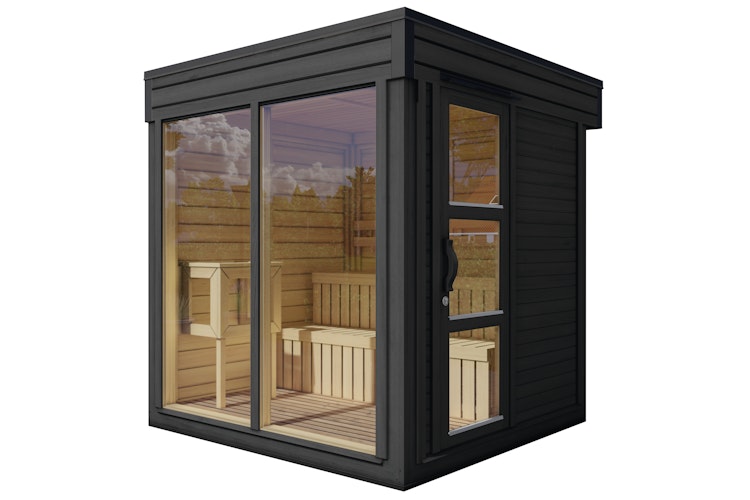 Wolff Finnhaus Saunahaus Paradiso 2x2 (1-Raum)