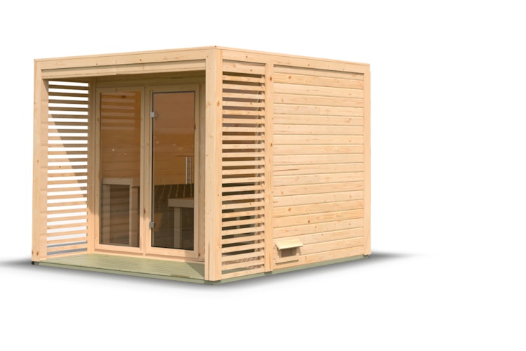 Karibu Gartensauna Saunahaus Angkor 3 inkl. gratis Saunaofen im Wert von 599,99 €