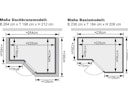 Vorschaubild Karibu Sauna Amara-Massivholzsauna 38 mm -Eckeinstieg - Exklusivoptik inkl. gratis Saunaofen im Wert von 599,99 €