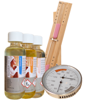 Karibu 5-teiliges Zubehör Aktionsset bestehend aus Sauna-Klimamessgerät, Sanduhr sowie ein Set von drei hochwertigen Saunaaufguss-Konzentraten 