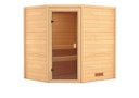 Vorschaubild Karibu Woodfeeling Sauna Mia - 38 mm Massivholz Aktionssauna inkl. 5-teiligem Gratis-Zubehörpaket im Wert von 100 €