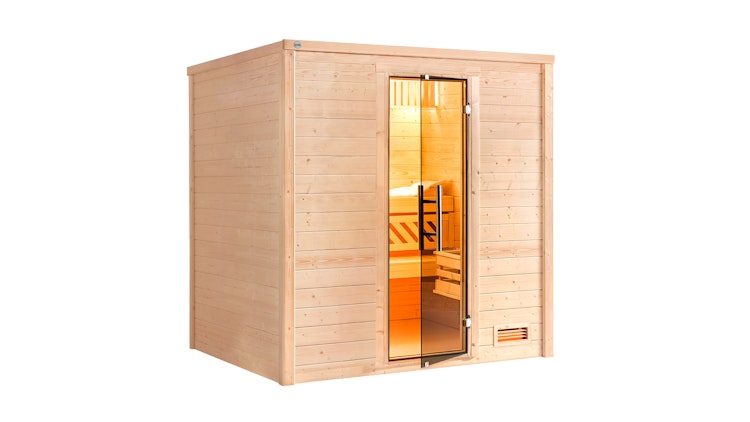 Weka Premium Massivholzsauna Bergen 2 - 45 mm Weka Premium Massivholzsauna Bergen 2 - 45 mm