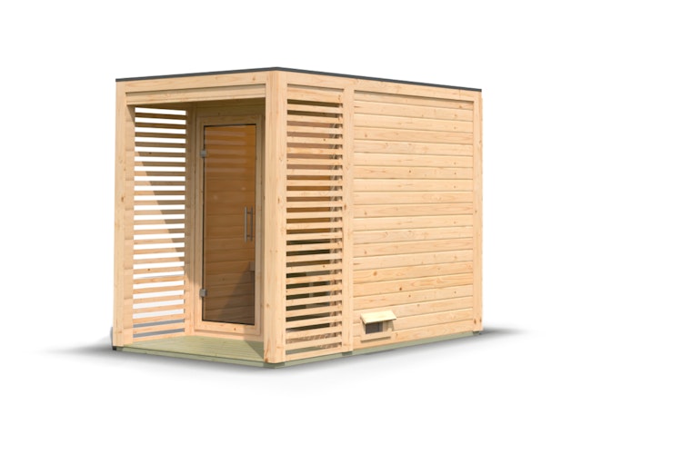 Karibu Gartensauna Saunahaus Angkor 1 inkl. gratis Saunaofen im Wert von 599,99 €