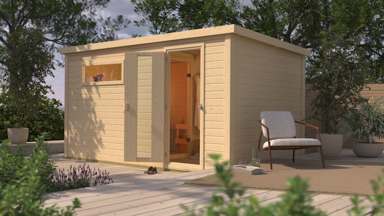 Karibu Gartensauna Saunahaus Hytti 6