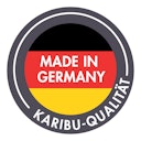 Vorschaubild Karibu Design Saunahaus Catalina Blackline mit Vorraum - 73 mm inkl. gratis Saunaofen im Wert von 599,99 €