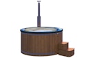 Vorschaubild Wolff Finnhaus Badebottich Hot Tub Typ 5 Ø 225 cm mit Acrylwanne, Massagesystem, Luftsprudelsystem & LED-Beleuchtung