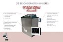 Vorschaubild Karibu 9 kW Saunaofen finnisch anthrazit inkl. Steuergerät EASY weiß - Sparset