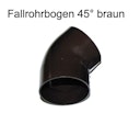 Vorschaubild Fallrohrbogen 45° DN 60 anthrazit (1 Stück)