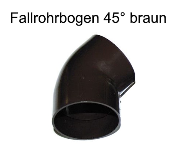Fallrohrbogen 45° DN 60 anthrazit (1 Stück)