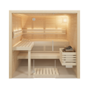 Vorschaubild Infraworld Solido Glas 212 - 40 mm Massivholzsauna inkl. 5-teiligem gratis Zubehörset