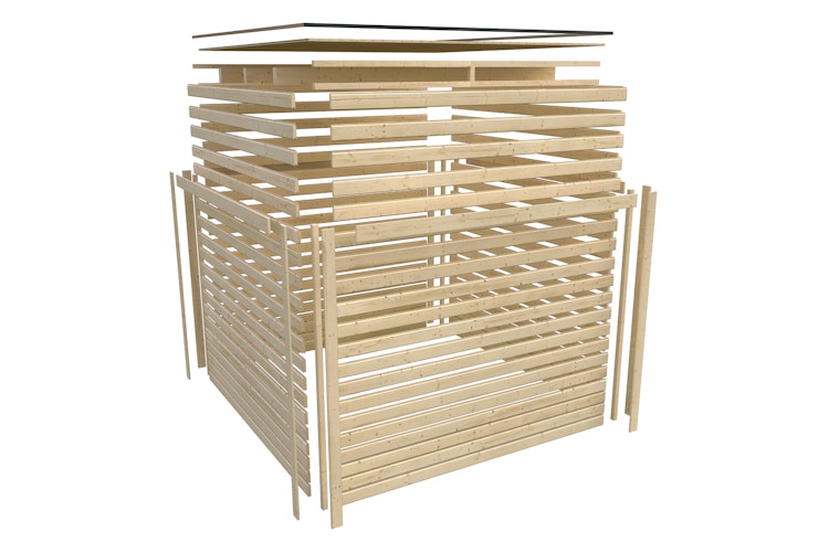 Karibu Gartensauna Saunahaus Angkor 3 inkl. gratis Saunaofen im Wert von 599,99 €