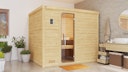 Vorschaubild Weka Premium Massivholzsauna Bergen 3 Familiensauna - 45 mm