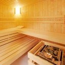 Vorschaubild Infraworld Sauna Panorama Complete 160 Fichte - 75 mm Multifunktionssauna inkl. 5-teiligem gratis Zubehörset