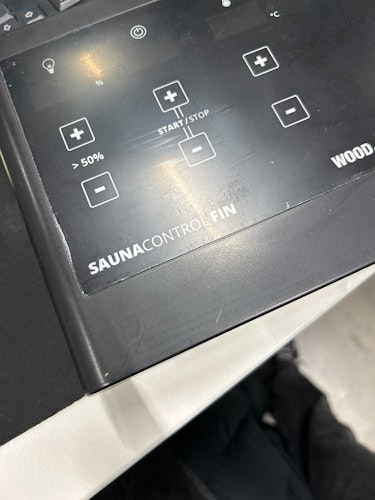 B-Ware Karibu Steuergerät easy finnisch schwarz für Starkstrom Öfen  