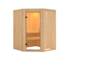 Vorschaubild Karibu Sauna Larin mit Eckeinstieg 68 mm