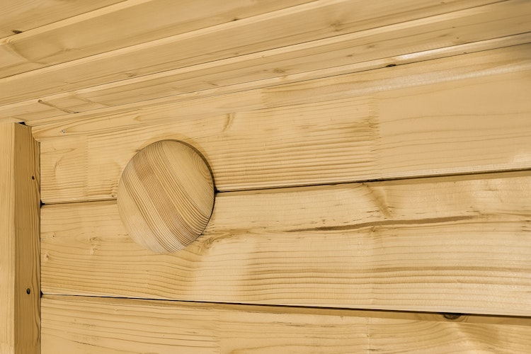 Skan Holz Saunahaus Helsinki 4 - 45 mm Blockbohlen