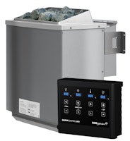 Karibu 4,5 kW Bio-Kombiofen Saunaofen inkl. Steuergerät EASY schwarz - Sparset