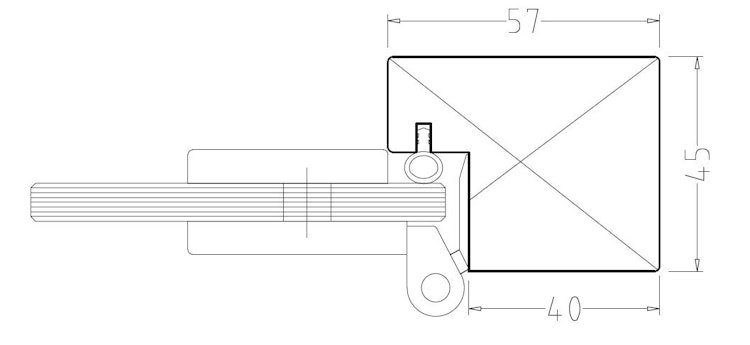 Infraworld Saunatür gewerblich mit Holzrahmen und Türgriff - 8 mm ESG (ohne Schwelle)