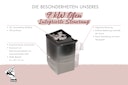 Vorschaubild Karibu 9 kW Saunaofen mit integrierter Steuerung (ohne Steine)