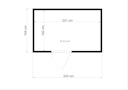 Vorschaubild Bertilo Sauna Model 3 Large white - 58 mm