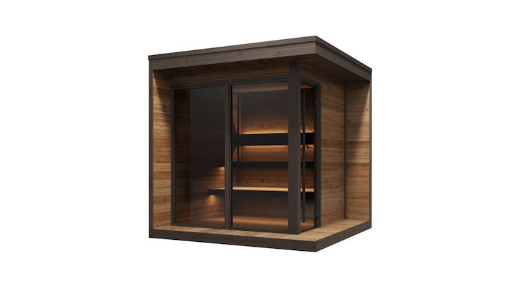 Weka Design Saunahaus Viira 2 mit Thermoholz - 40 mm