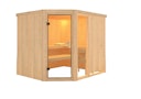 Vorschaubild Karibu Sauna Fiona 3 mit Eckeinstieg 68 mm inkl. gratis Saunaofen im Wert von 599,99 €