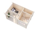 Vorschaubild Palmako Gartensauna Sanna 11,5 m³ - 44 mm