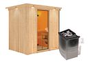 Vorschaubild Karibu Sauna Bodin mit Fronteinstieg 68 mm inkl. gratis Zubehörpaket im Wert von 126,96€